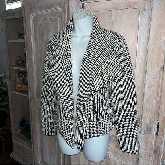 Calvin Klein Houndstooth Jacket Women’s Medium NEW - Picture 3 of 6